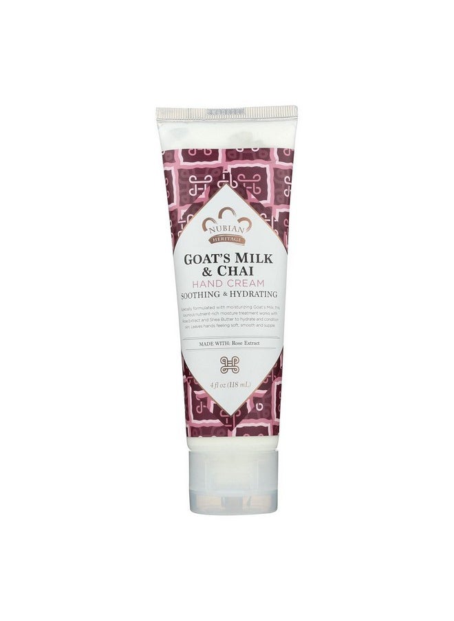 Hand Cream; Goats Milk & Chai