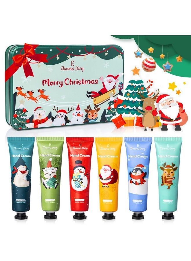 Hand Cream Gift Set, 6 Mini Travel Size Lotions, Shea Butter For Dry Cracked Hands, Calendar Advent Gifts