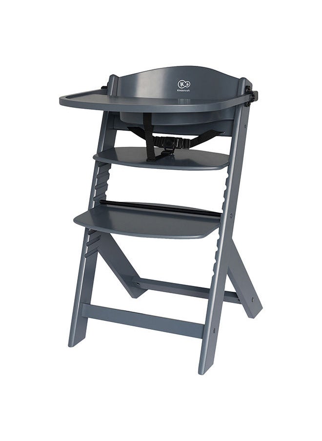 Enock High Chair, Grey