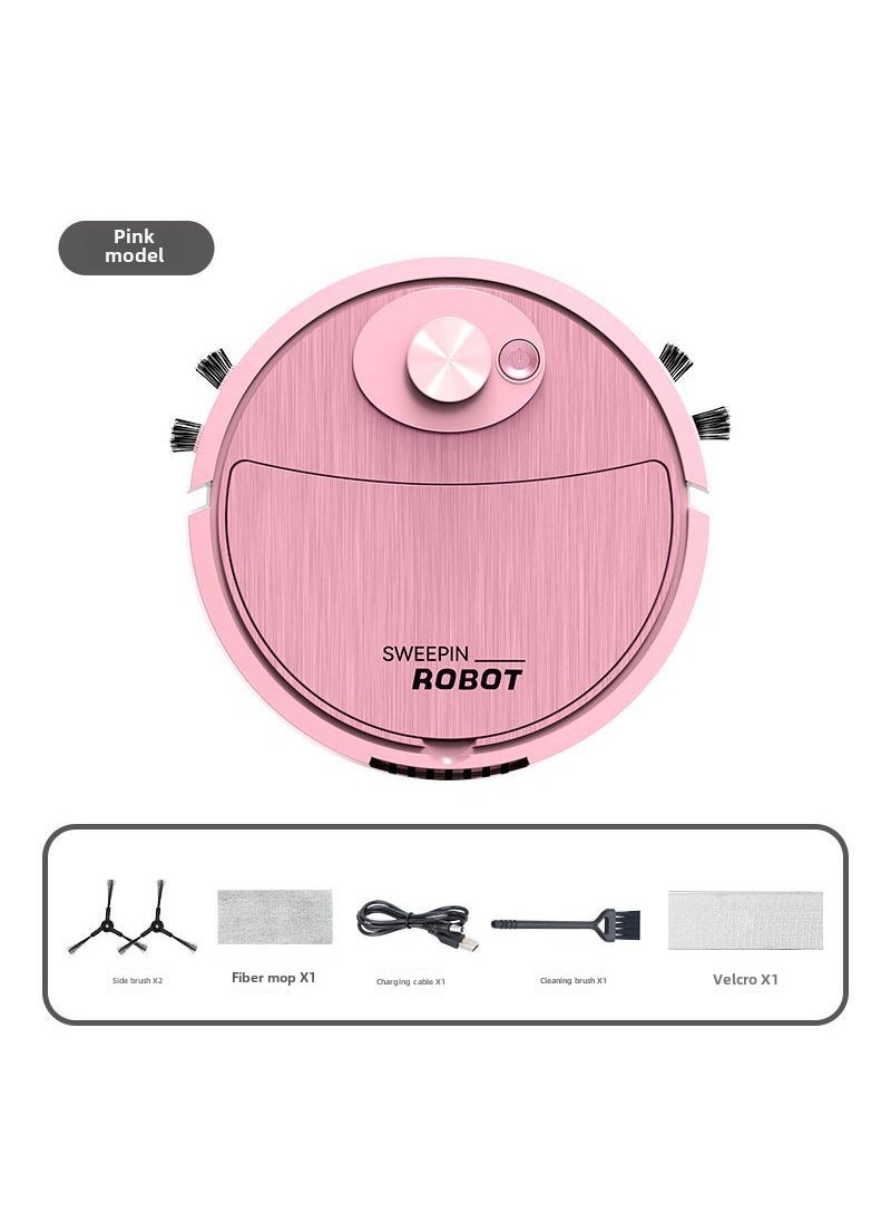 Smart Robot Vacuum Cleaner 3-in-1 Sweep Pink