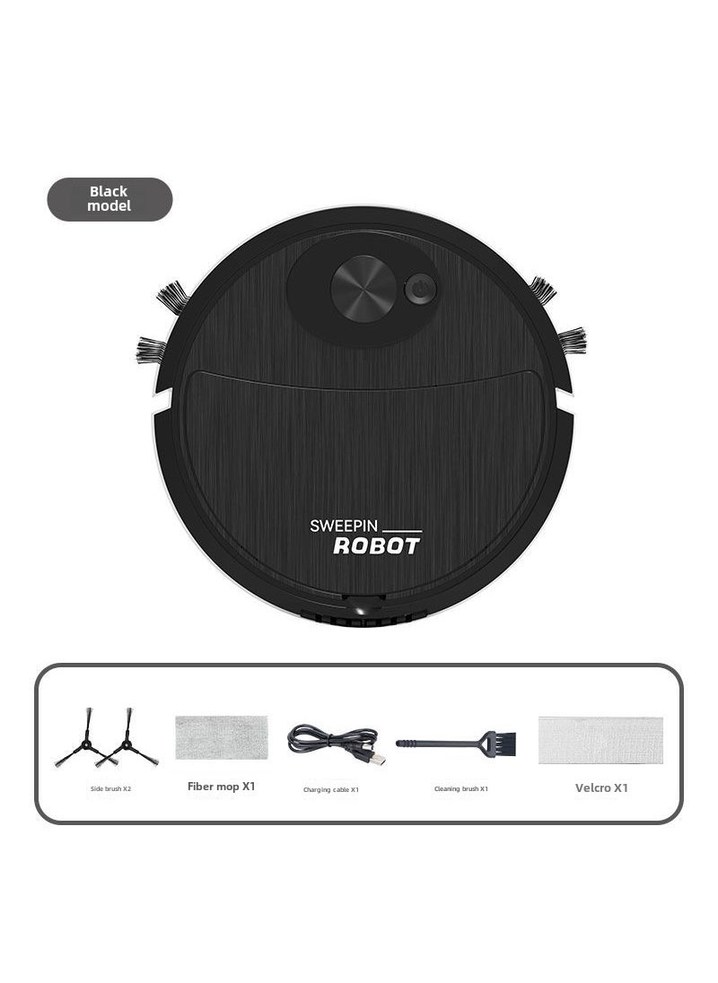 Smart Robot Vacuum Cleaner 3-in-1 Sweep Black