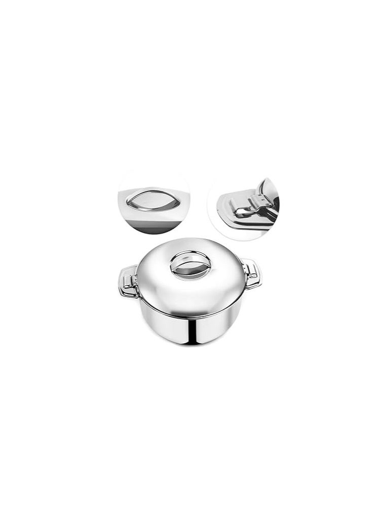 Pradeep Orchid Stainless Steel Insulated Serving Casserole, 7500 ML