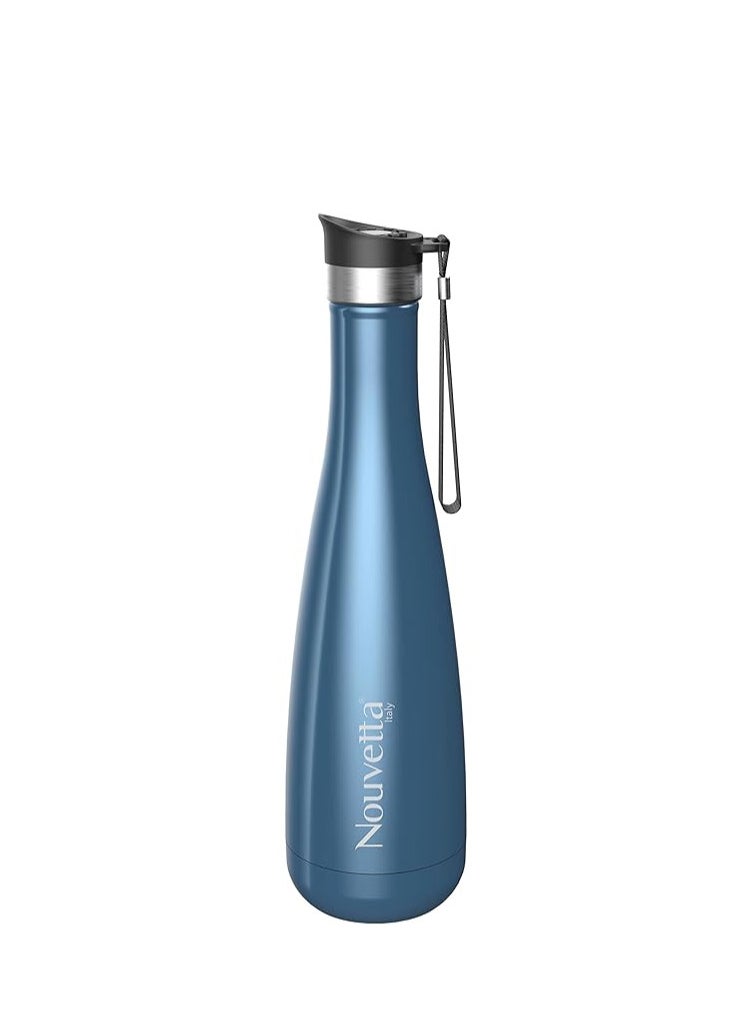 Nouvetta LUFT DOUBLE WALL BOTTLE 750 ML - BLUE METALLIC