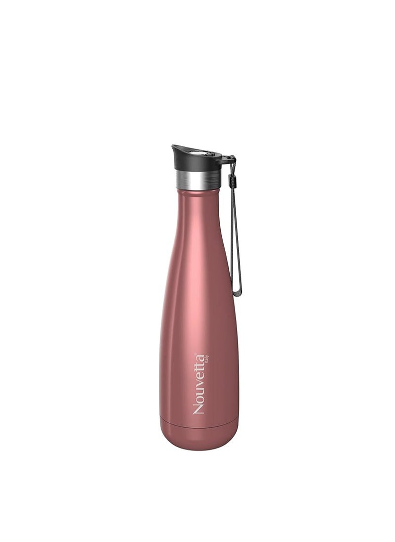 Nouvetta | Luft Double Wall Bottle 500 ML - Pink Metallic