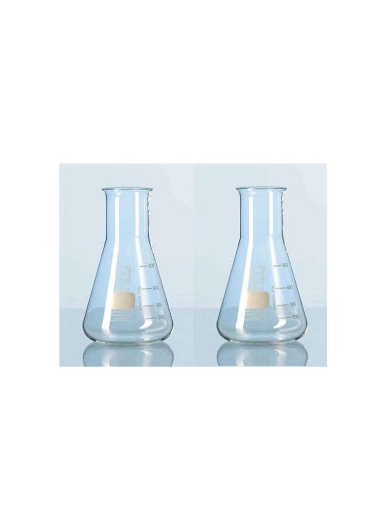 Aaradhya Traders CONICAL wide mouth flask 1000 ml graduated