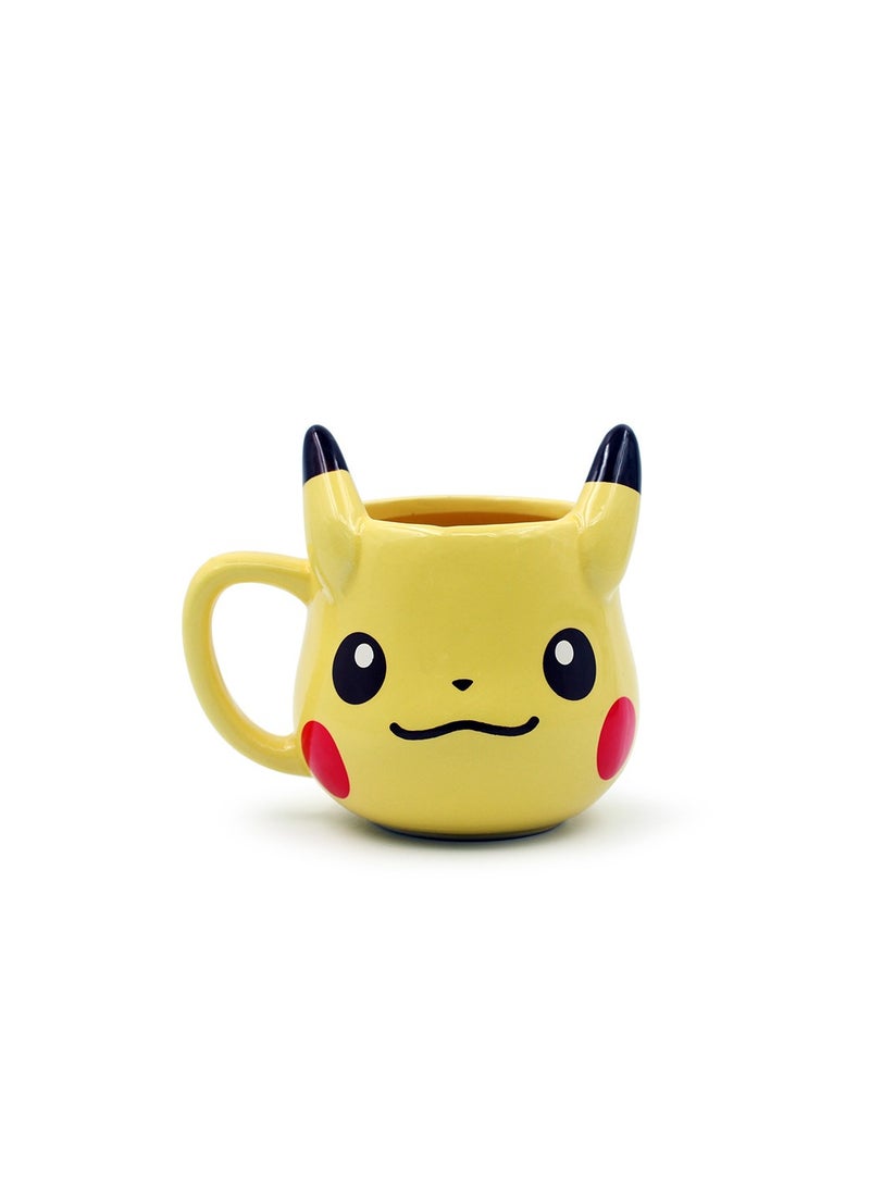 Mugs children's cups girls' cups cute Pikachu cups/Pikachu vertical ear cups