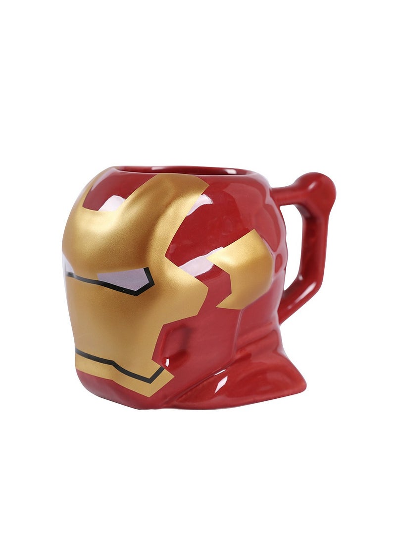 The Avengers Ceramic Cup Spider-Man Hulk Raytheon Iron Man Superman Coffee Cup/Red Iron Man Cup