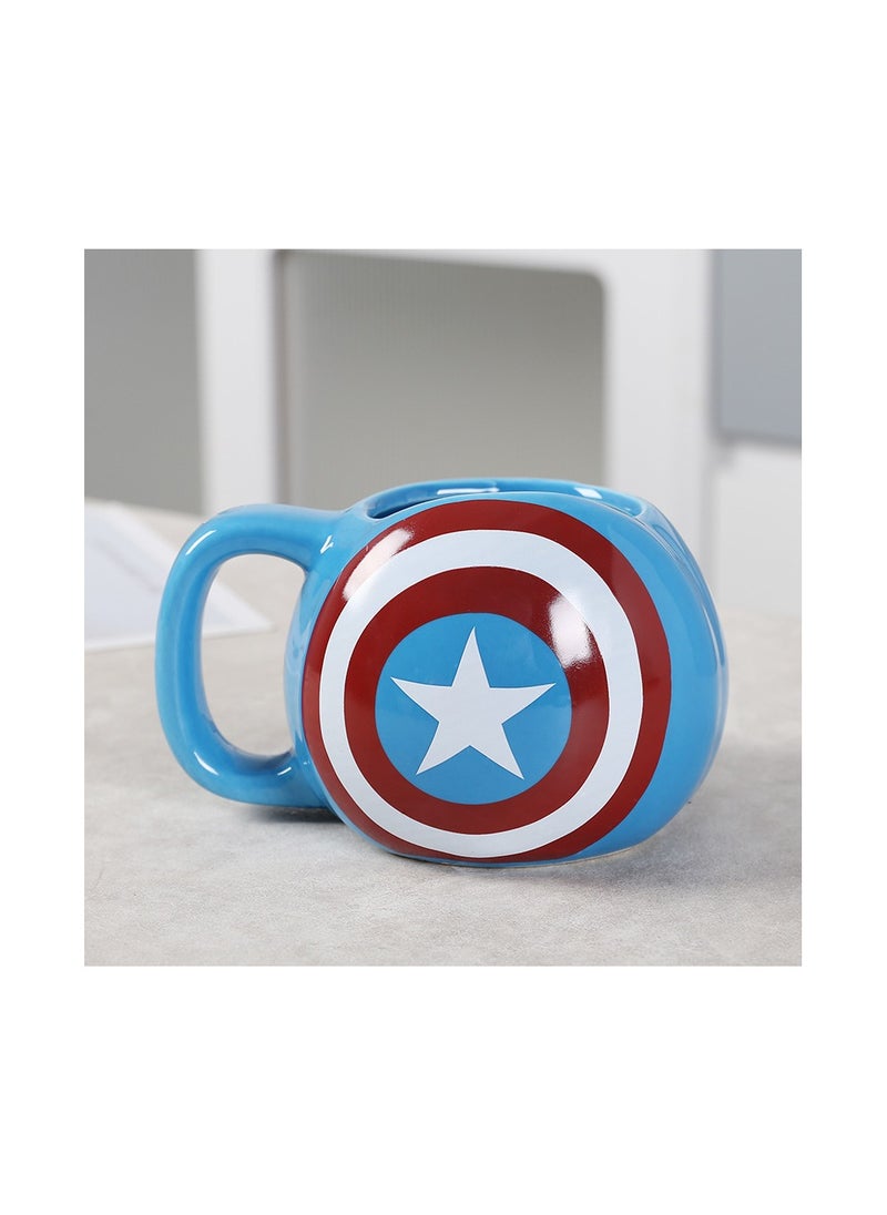 The Avengers Ceramic Cup Spider-Man Hulk Raytheon Iron Man Superman Coffee Cup/US Team Shield Spherical Cup