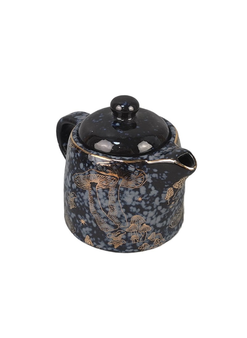 Medium temperature stoneware ceramic teapot retro luxury home teapot Kung Fu tea set kiln drawing ceramic tea set