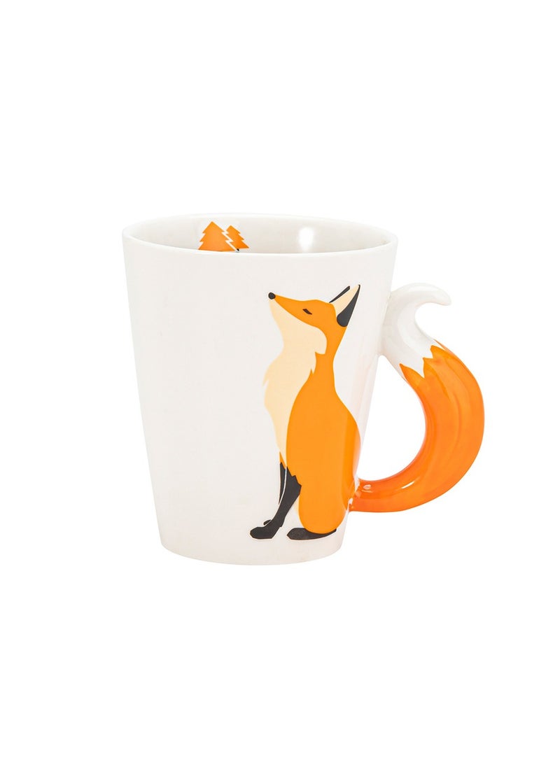 3D modeling fox handle cartoon cup