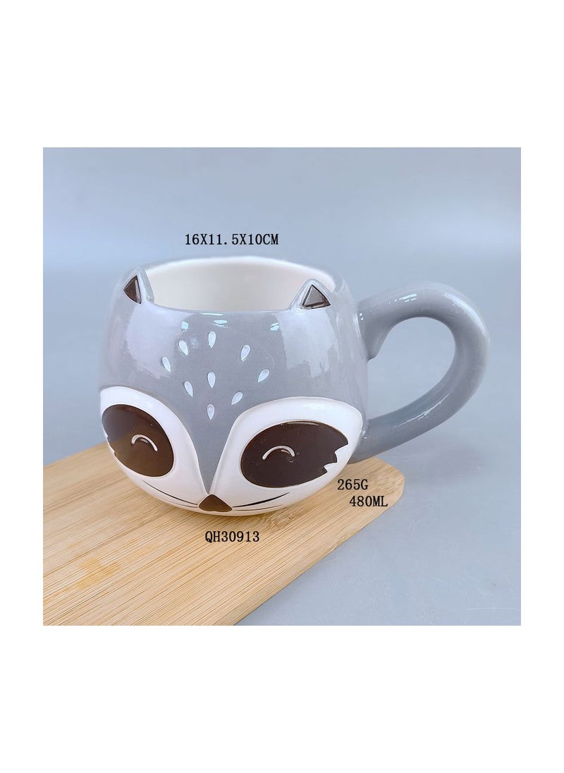 Heavy dolomite mugs sloth ceramic cups lovers water cups coffee milk cups animal children's cups /QH30913 sloth cups