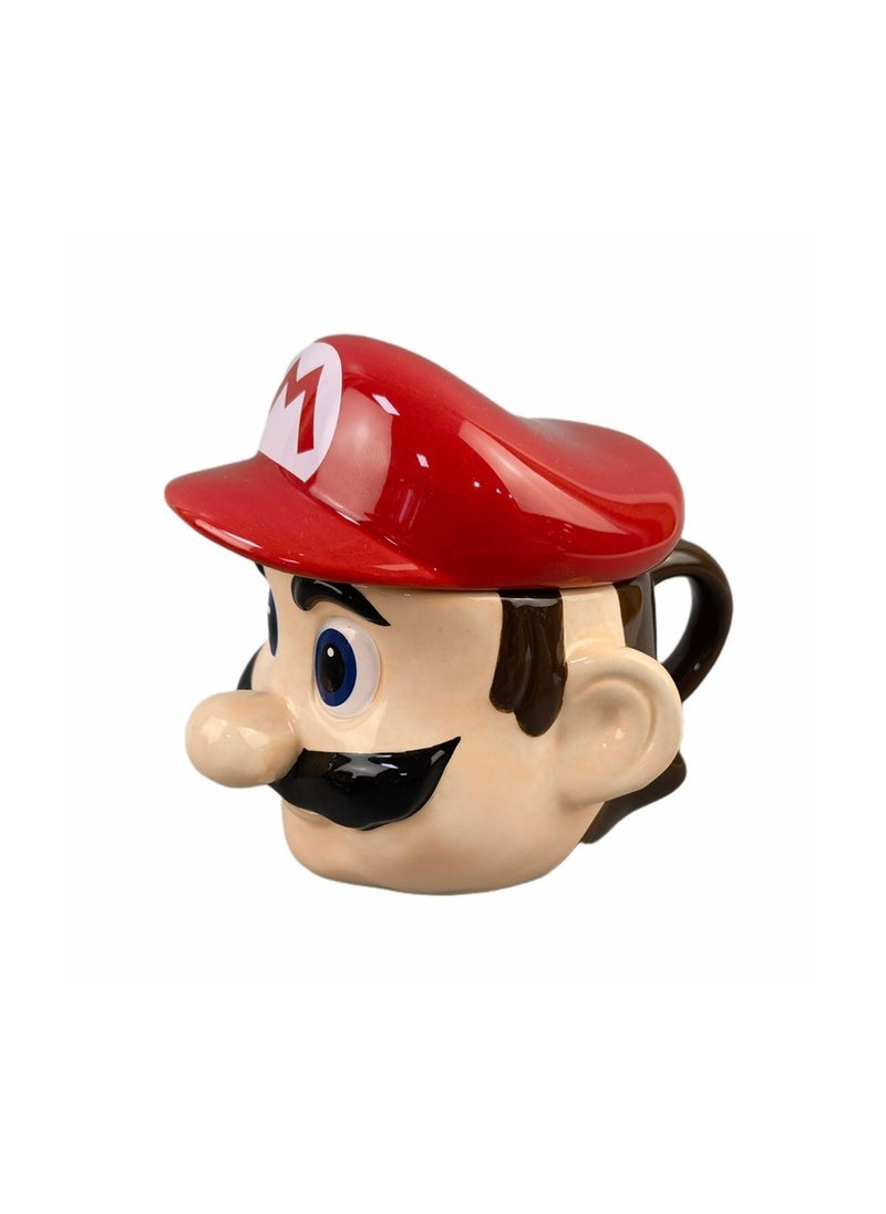 Super Mario Cup with lid ceramic mug game peripheral coffee cup/Mario Cup with lid