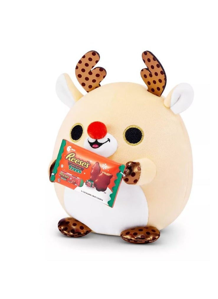 Snackles Capsule Christmas Plush - 4.5 Inches, 1 Piece Only, Assorted/Style May Vary