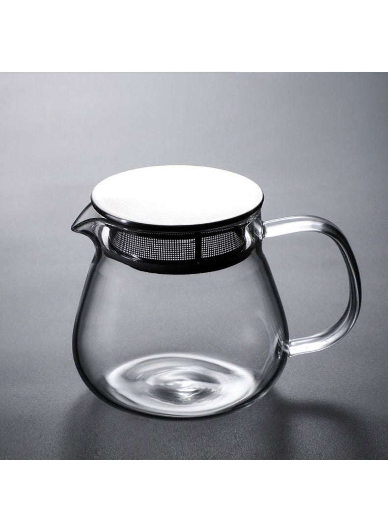 Glass Coffee Pot with Lid Portable Filter Home UseSmall coffee pot (with lid) Small coffee pot (with lid)