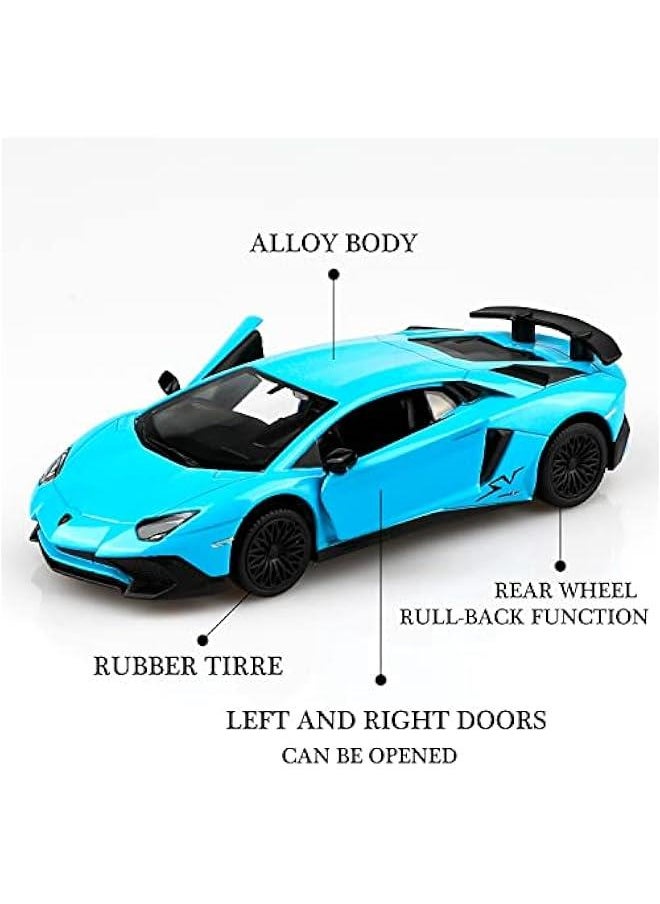 1/36 Scale LP750-4 SV Diecast Car Models,Pull Back Vehicles Toy Cars,Cars Gifts for Boys Girls