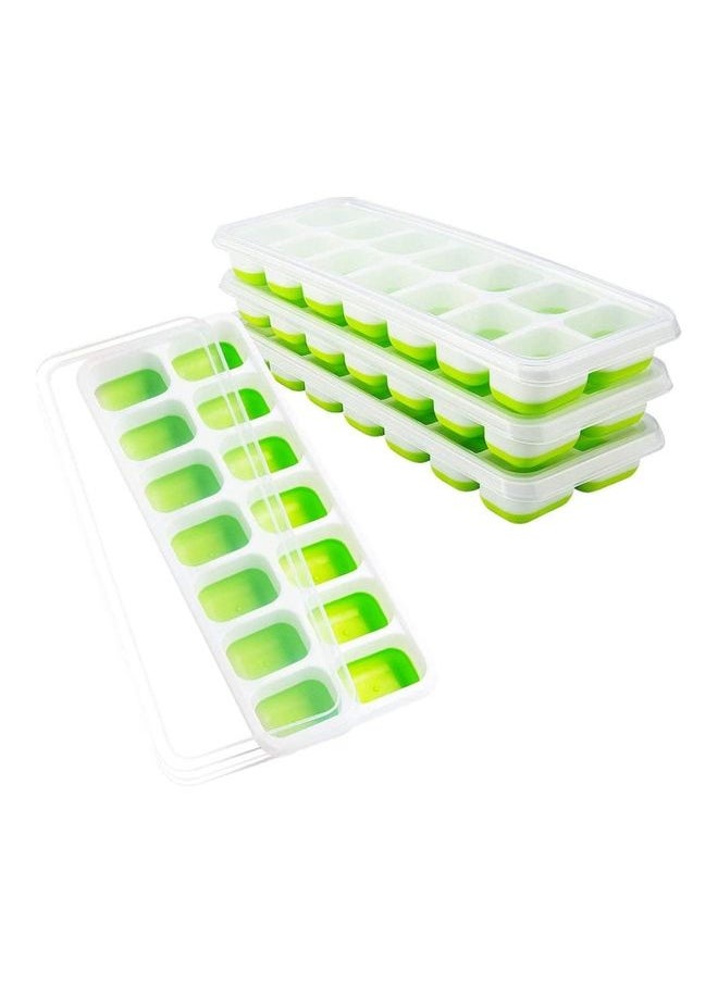 Pack Of 4 Ice Cube Tray B113 Multicolour