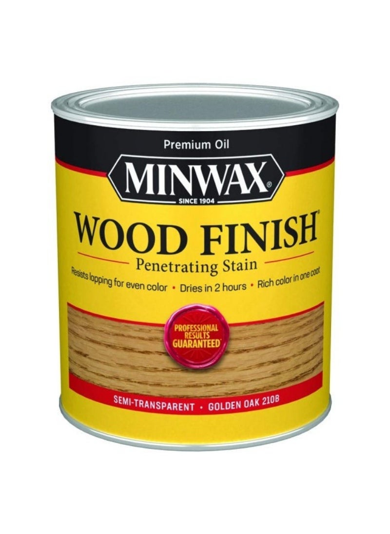 70001444 Wood Finish Penetrating Stain Quart Golden Oak