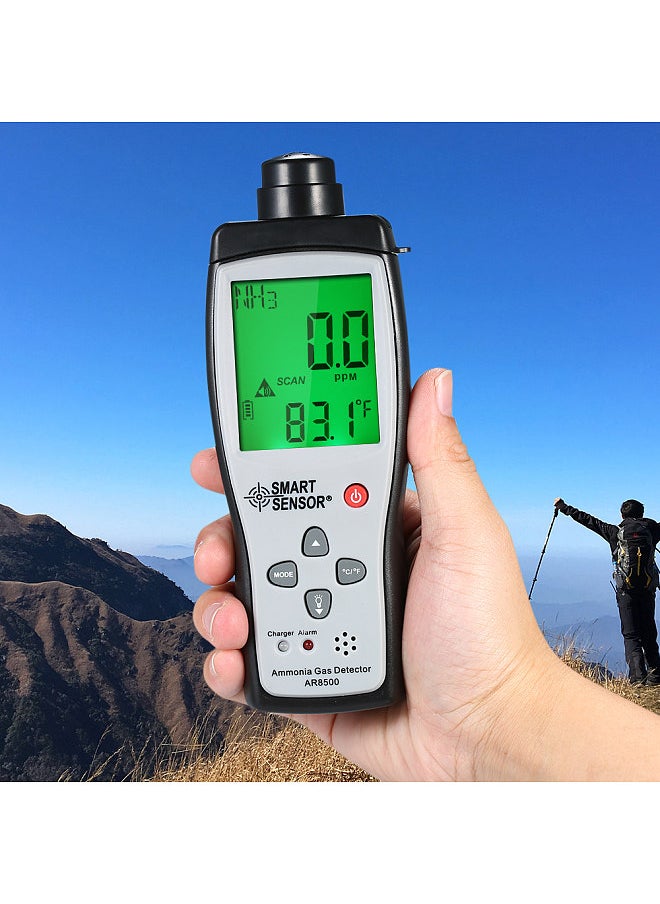 Ammonia Detector Ammonia Gas Meter Digital Portable Automotive Ammonia Gas Tester Monitor NH3 Detector