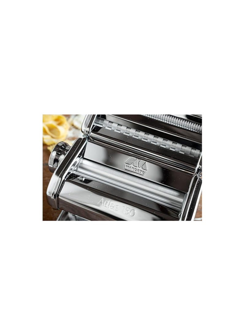 Marcato Classic Atlas 150 Chrome Steel Homemade Pasta Machine