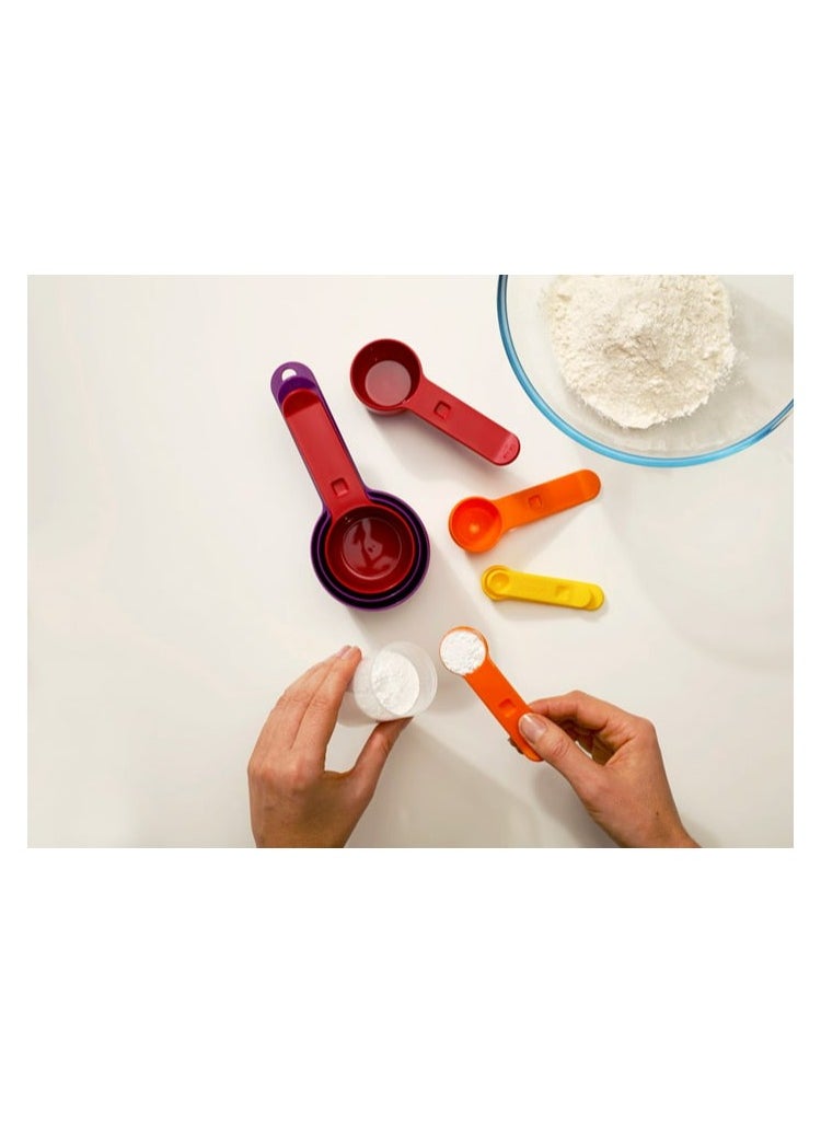 40019 Nest Measuring Cup Set 8 Pieces Multi Colour