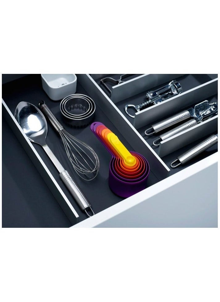 40019 Nest Measuring Cup Set 8 Pieces Multi Colour