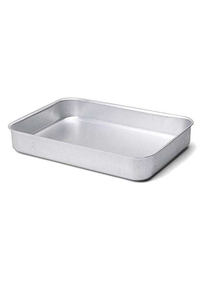 ALUMINIUM RECTANGULAR OVEN DISH 38 cm L x 28 cm W x 8 cm H