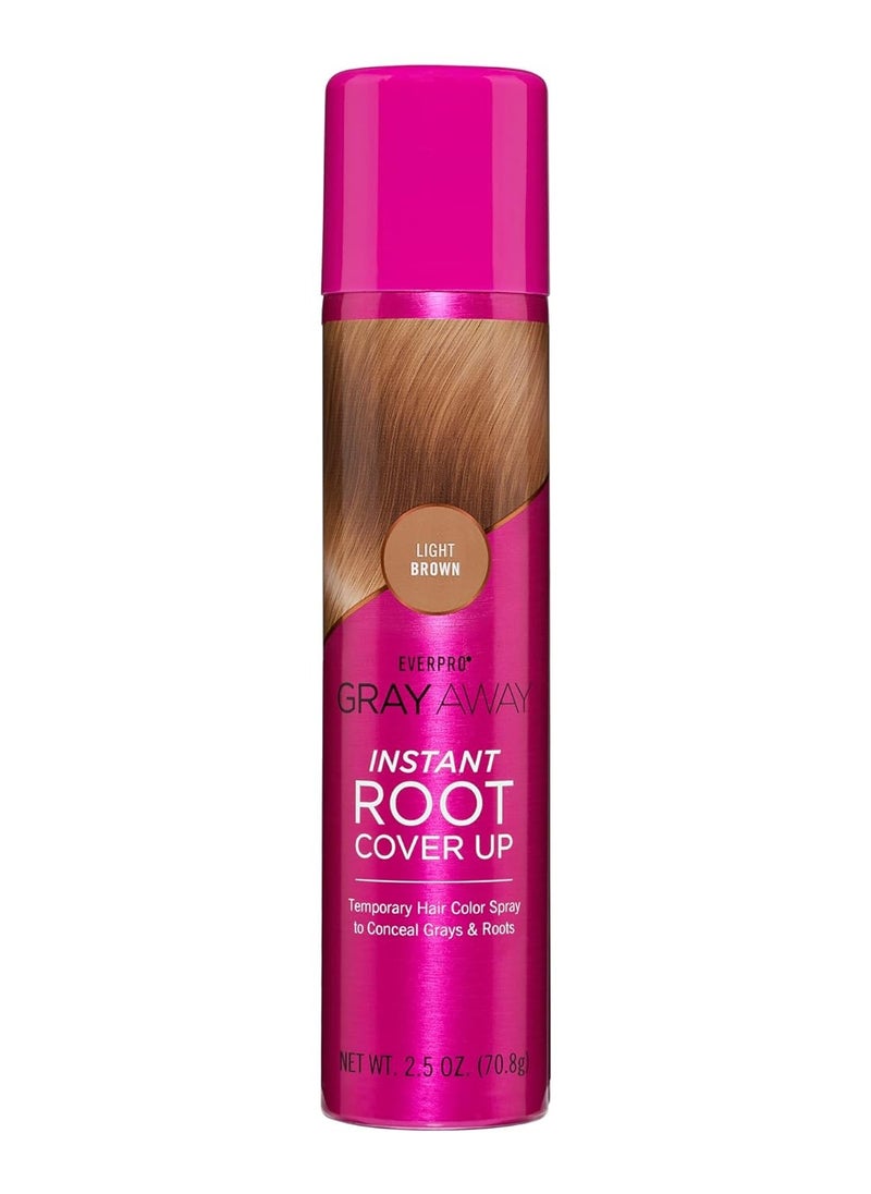 EVERPRO Gray Away Instant Root Cover Up Spray 2.5oz - Light Brown