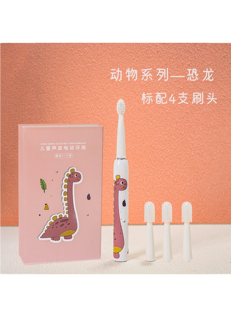 Borui children's electric toothbrush wholesale small yellow duck cartoon USB rechargeable ultrasonic toothbrush group purchase gift