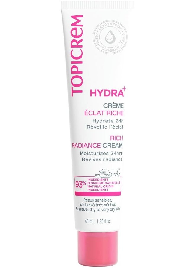 Hydra+ Rich Radiance Moisturizing Cream 40Ml