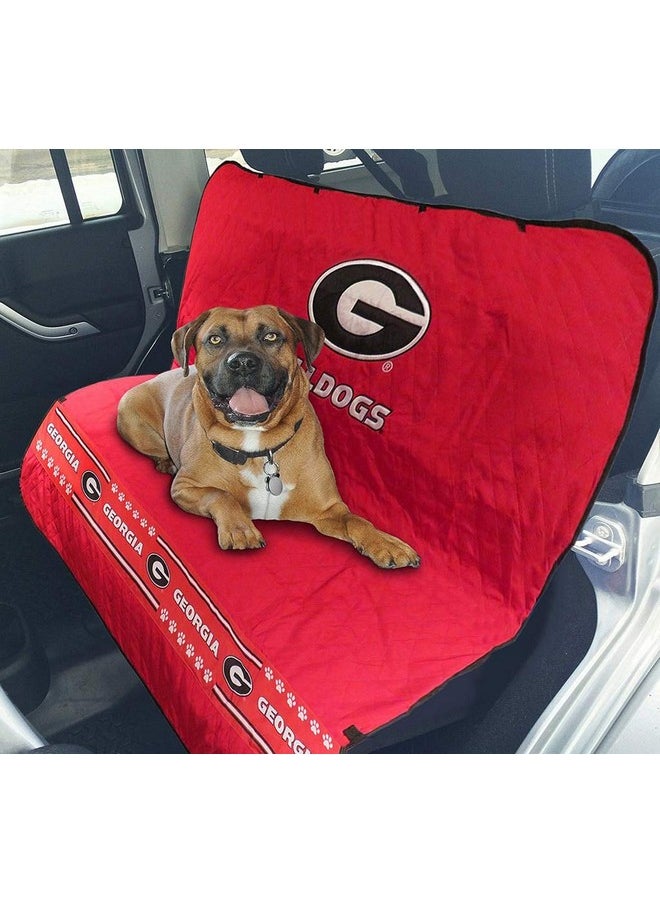 Collegiate Georgia Bulldogs Pet Car Seat Cover