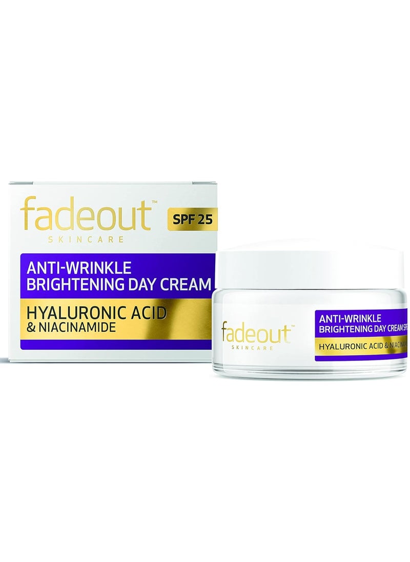 Anti Wrinkle Brightening Day Cream With SPF25 With Hyaluronic Acid & Niacinamide 50ml