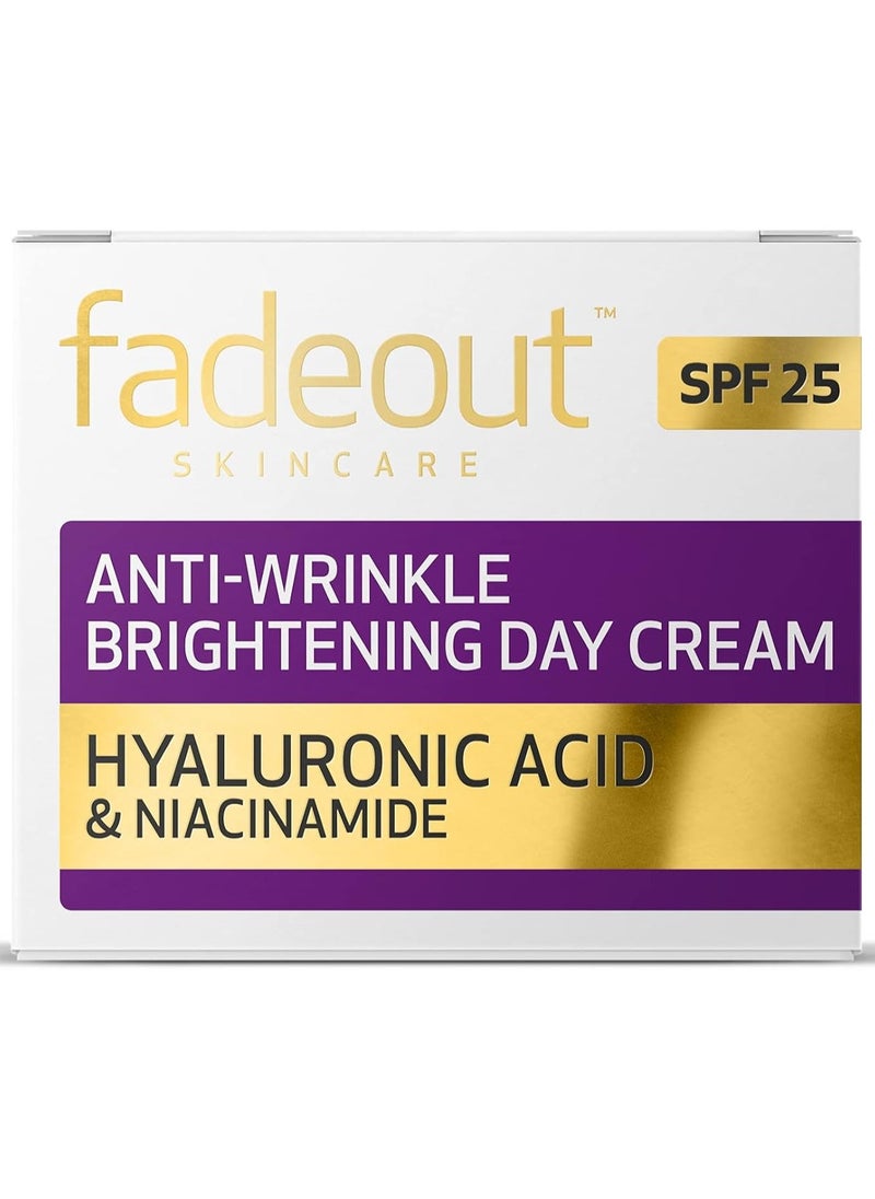 Anti Wrinkle Brightening Day Cream With SPF25 With Hyaluronic Acid & Niacinamide 50ml