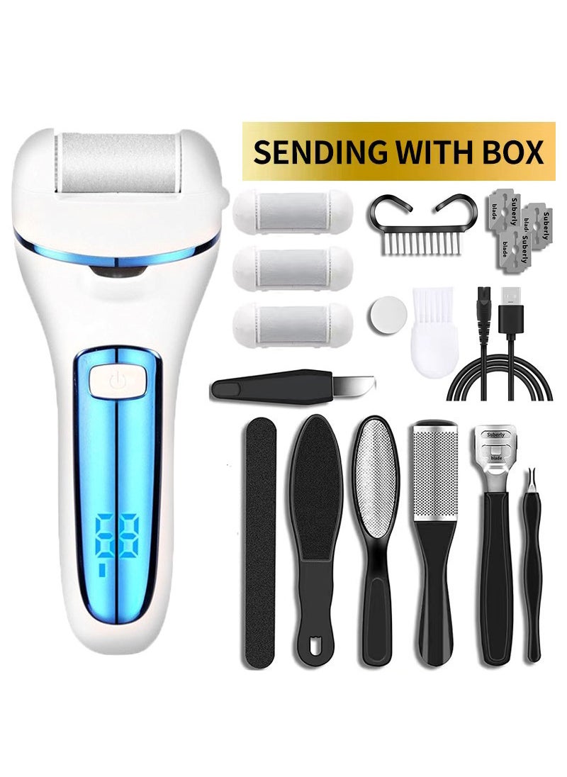 Cross-border electric foot grinder full body washable automatic pedicure multi-function rechargeable calluses foot remover