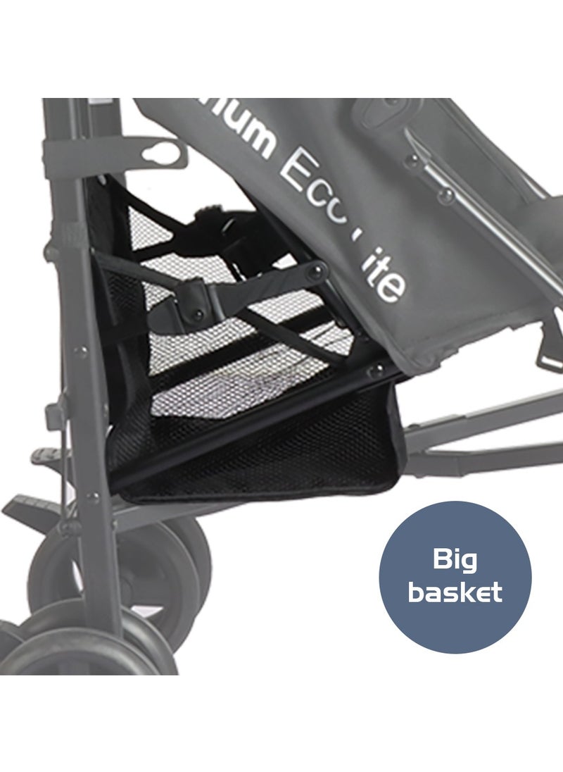 TEKNUM Eco Lite 2 Stroller with Cup holder - Black