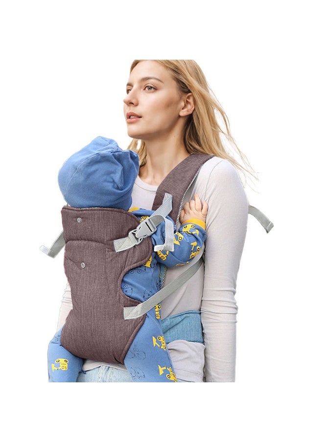 4-In-1 Flip Advanced Convertible Baby Carrier, Grey, 8 Kg To 36 Kg