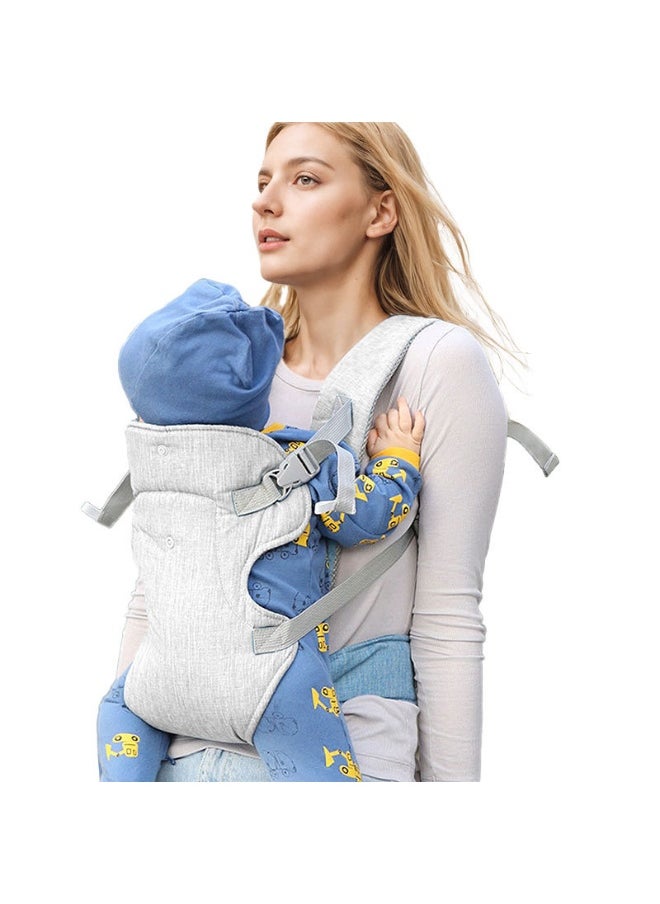 4-In-1 Flip Advanced Convertible Baby Carrier, Grey, 8 Kg To 36 Kg