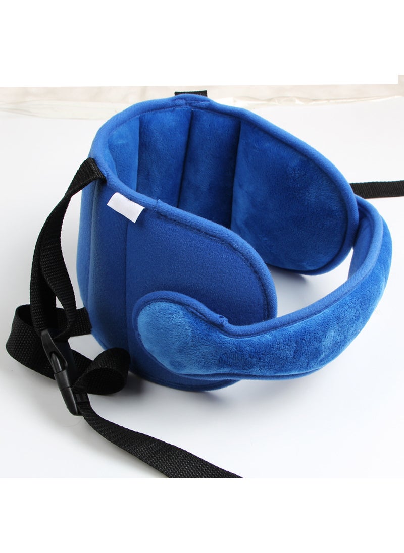 Baby Head Support Band for Car Seats Blue