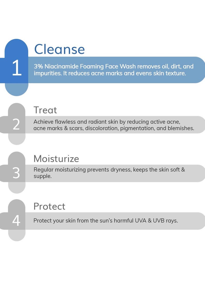 The Derma Co 3% Niacinamide Foaming Face Wash for Acne Marks - 100 ml(dermaco)