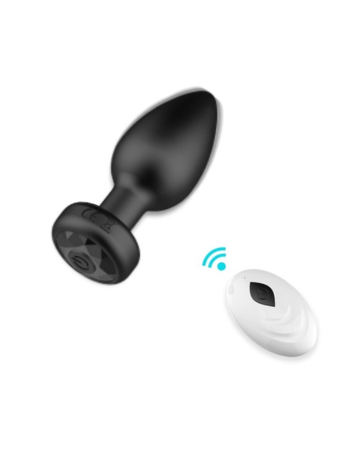 Multifunctional Mini Body Massager with Black Crystal