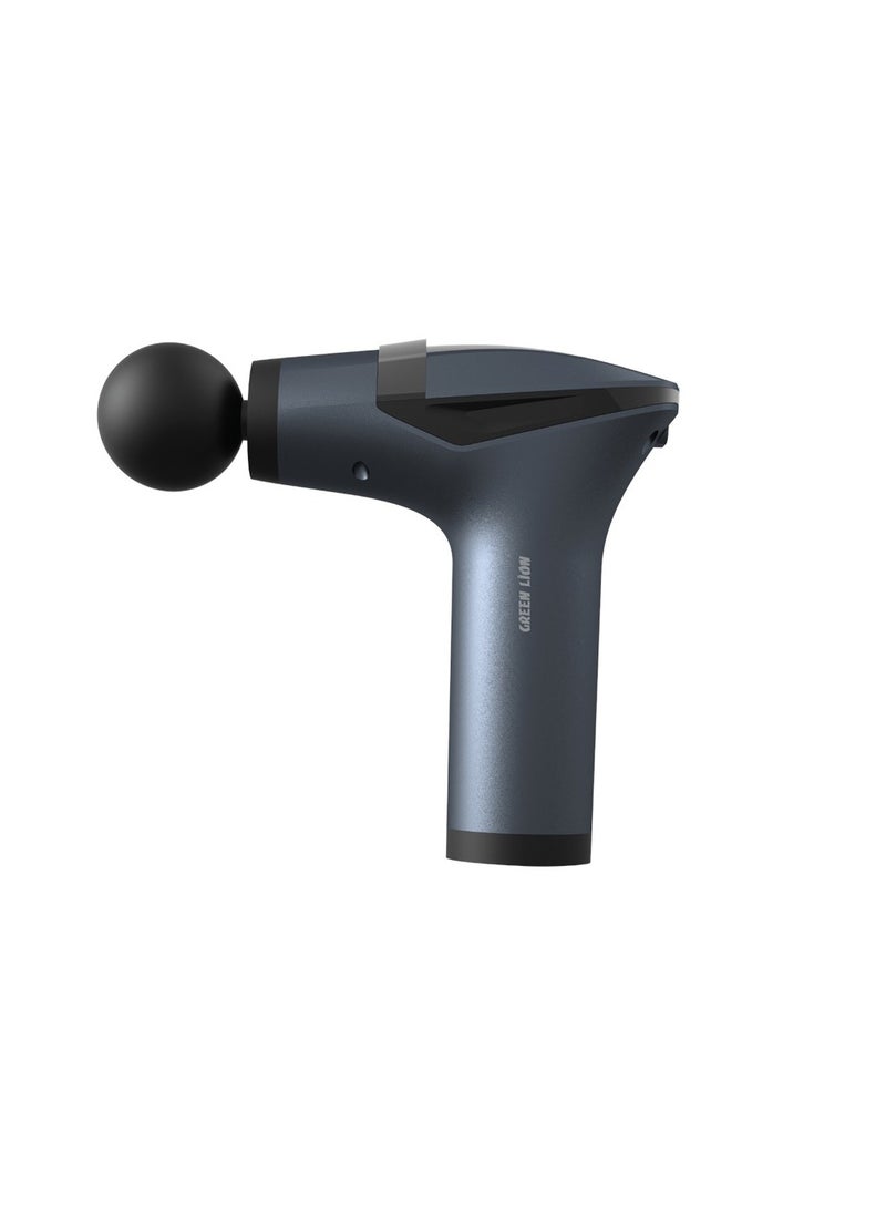 Multifunctional Massage Handle GMG-05 / Up to 3 Hour working time / 4 Massage Head / Extension Handle / 12 Speed Levels / Digital Display / Massage Belt / LED Lights - Black