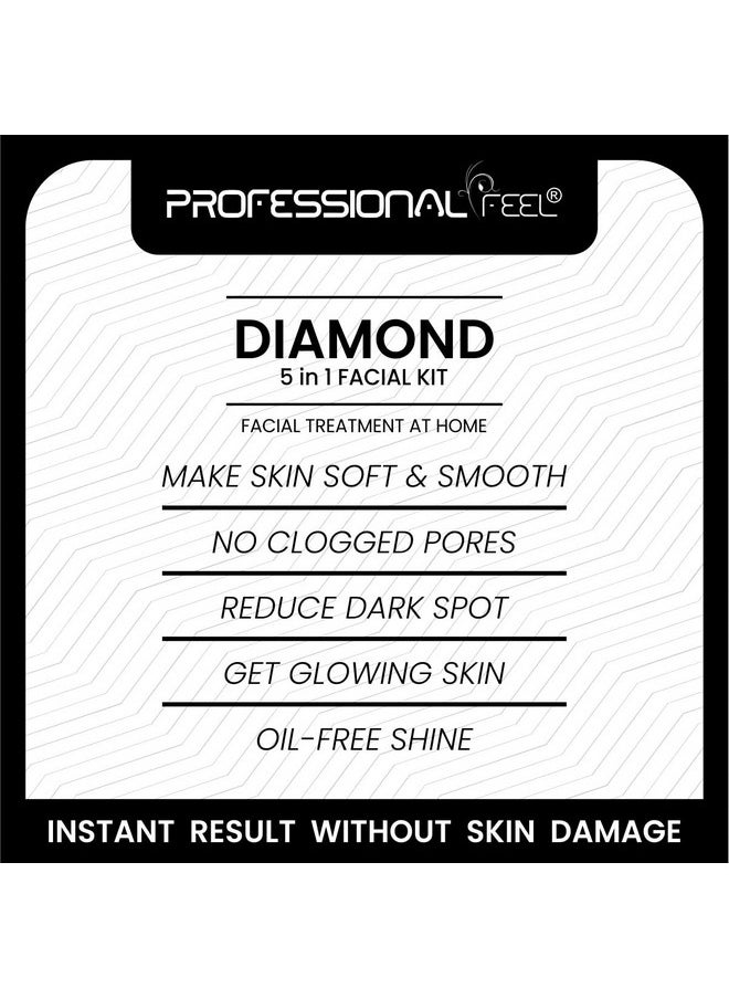 Diamond Facial Kit With Face Massager (Set Of 5) 150 Gm (Diamond)