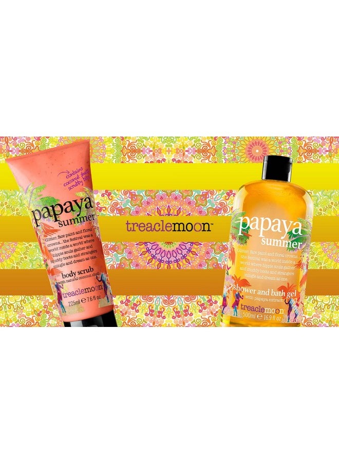 Combo, Papaya Shower Gel 500Ml & Papaya Body Scrub 225Ml