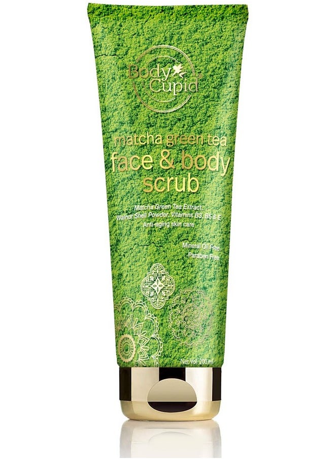 Matcha Green Tea Face And Body Scrub, 200Ml