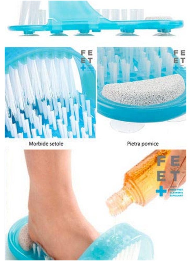 Easy Feet Foot Cleaner/Easy Bath Brush/Shower Foot Feet Cleaner/Scrubber/Pumice Stone Massager Pack Of 1