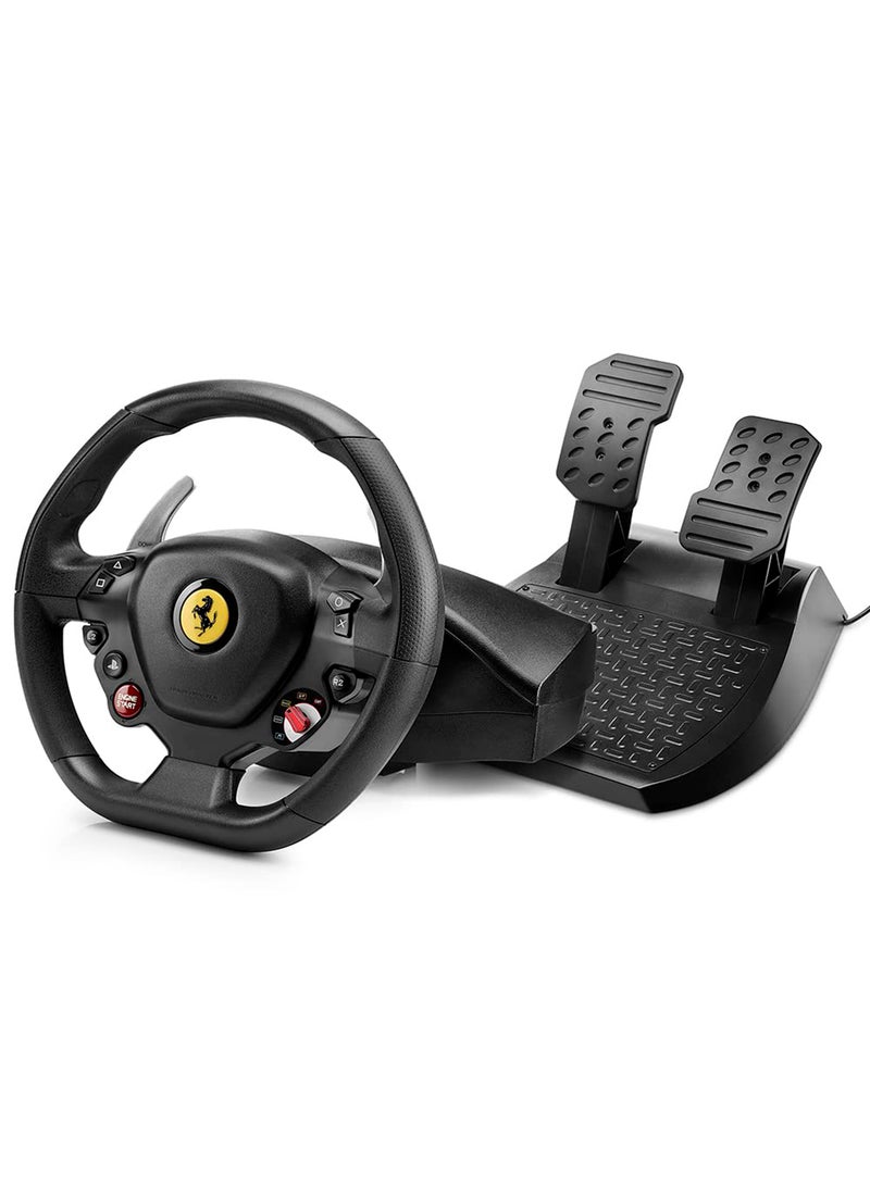 Thrustmaster T80 RW Ferrari 488 GTB - Officially Licensed Racing Wheel for PC, PS4, and PS5