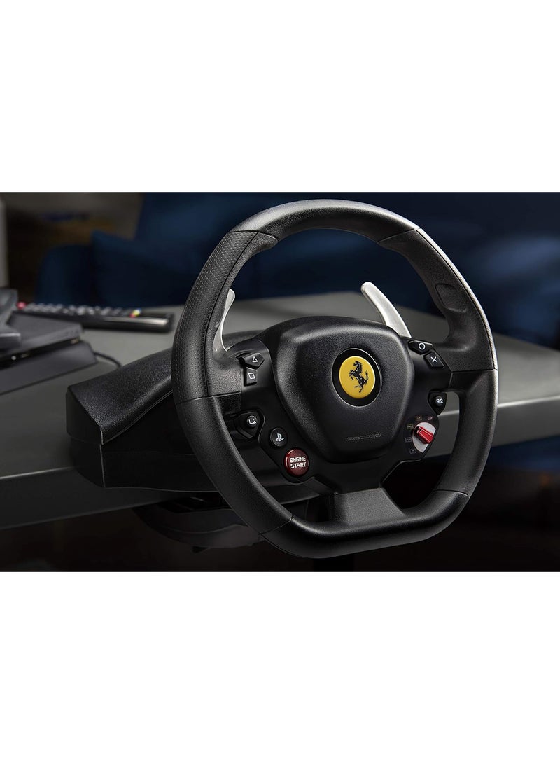 Thrustmaster T80 RW Ferrari 488 GTB - Officially Licensed Racing Wheel for PC, PS4, and PS5