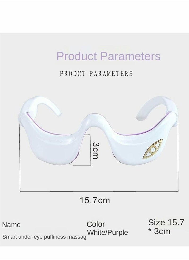 Eye Massager with Heat, Heated for Migraines, Relax and Reduce Strain Dark Circles Bags Dry Improve Sleep, Ideal Gifts Women/Men