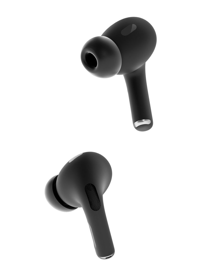 Earbuds Pro 2 With Swipe Volume Wireless Charging, 20H Total Working Time, Independent Earbuds, Touch Control,  Bluetooth/Wireless Connection Type, Deep Bass - Black