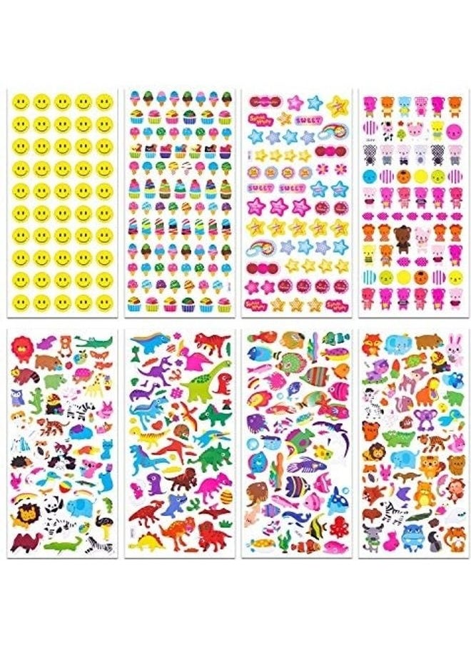 20-Different Sheets Of Puffy Stickers