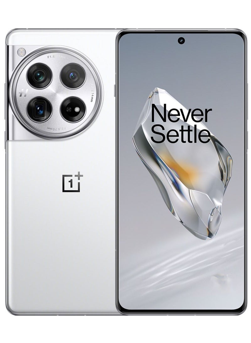 12 5G 24GB+1TB Smartphone Snapdragon 8 Gen 3 6.82″ AMOLED Display 50MP LYT-808 OIS 5400mAh 100W SuperVooc NFC, White China Version